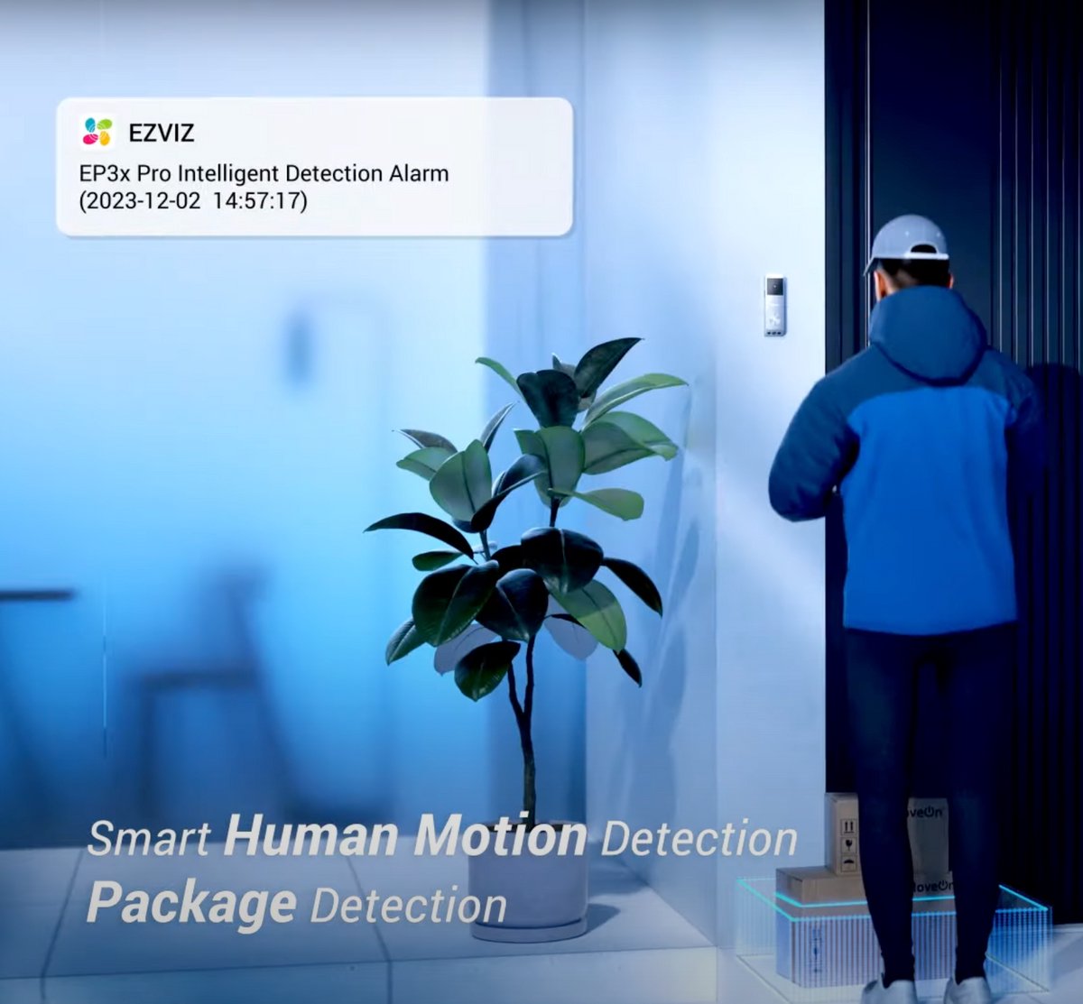 EZVIZ HB8 Pro 4K Buitencamera met Zonnepaneel en AI Detectie - afbeelding 3