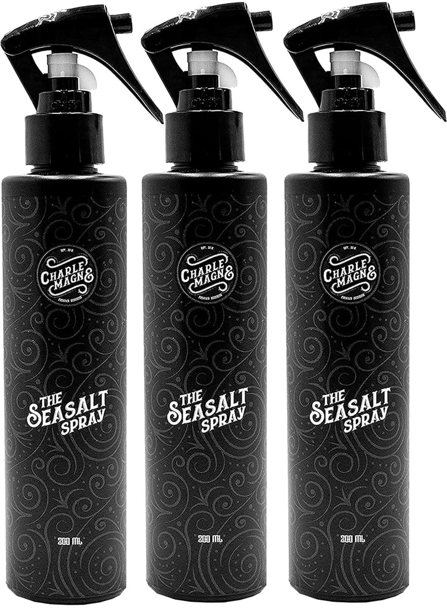 Charlemagne Zoutwaterspray voor Haar - Stevig - 3-pack