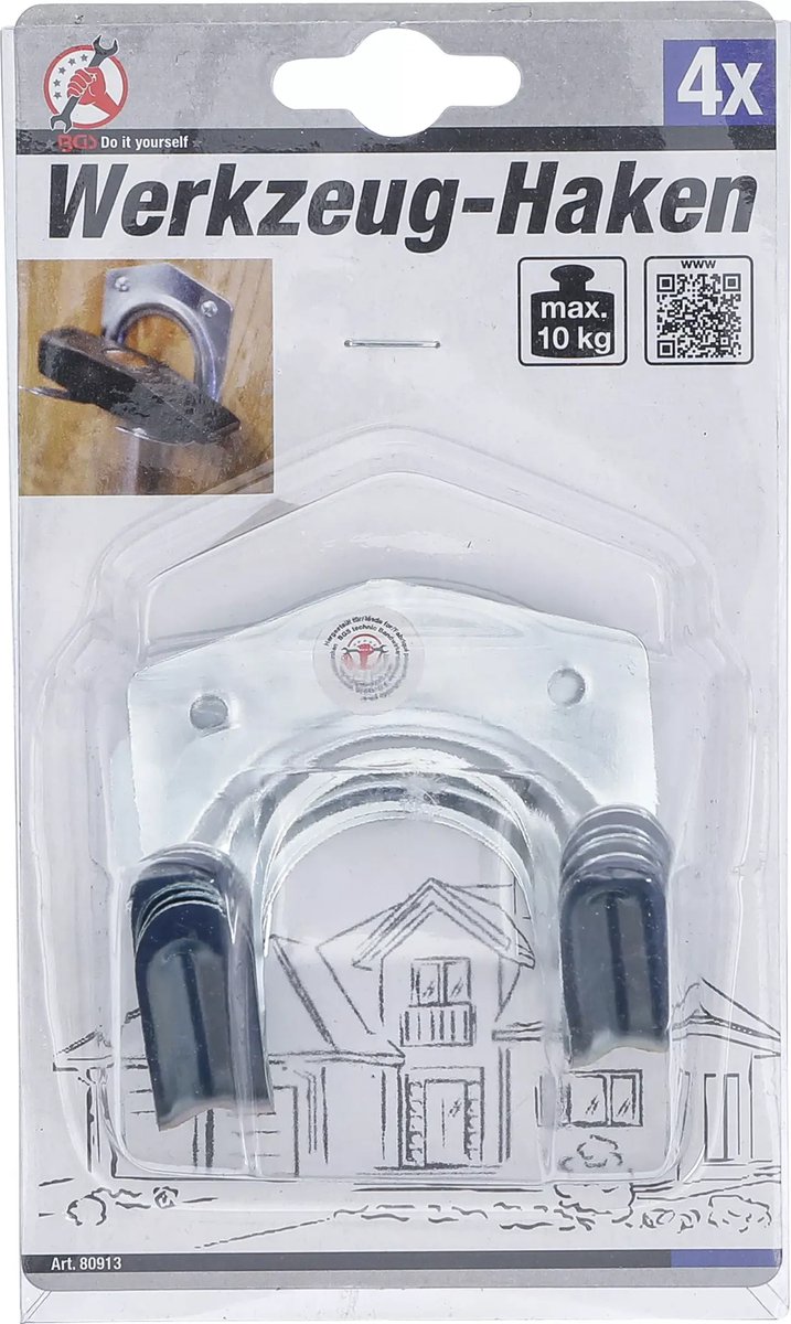BGS Gereedschaphaken - 4 stuks