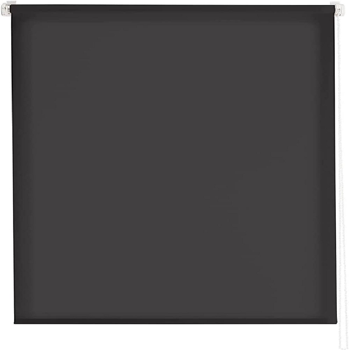 Lichtdoorlatend Rolgordijn Donkergrijs Easyfit zonder boren 70x150 cm