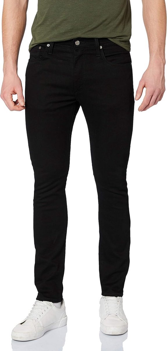Heren Slim Tapered Jeans - Slanke Pasvorm met Taps Toelopende Pijpen