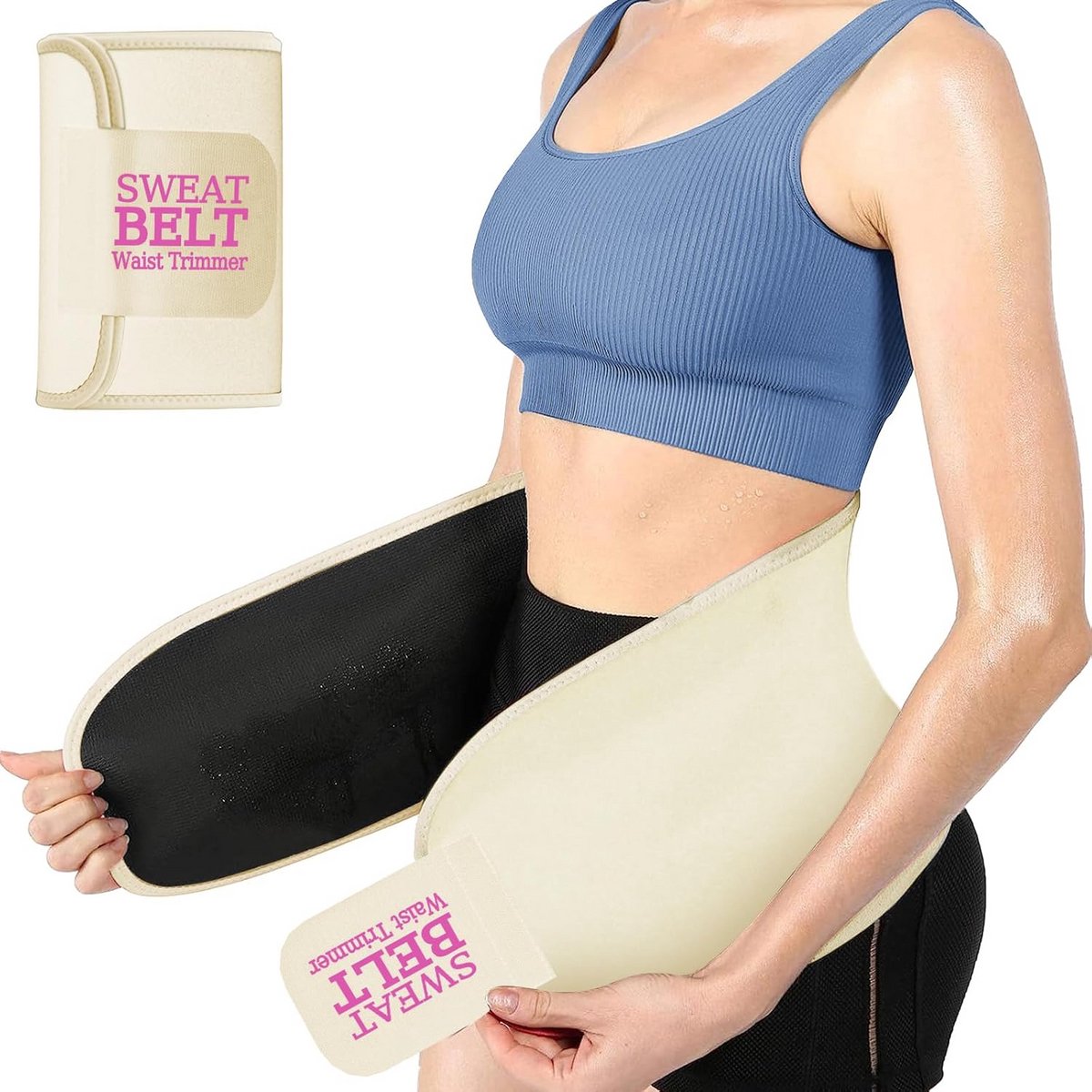 Taille Trainer Neopreen Zweetband voor Mannen en Vrouwen - Slimmer met Workout
