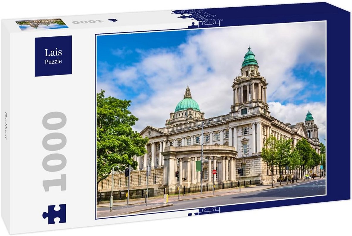 Puzzel Belfast 1000 Stukjes Panoramisch Stadsgezicht