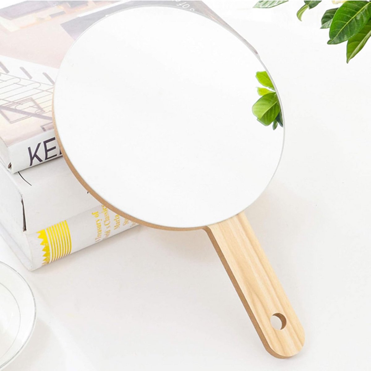 Handspiegel met Handvat voor Make-up en Kappers - Diverse Maten