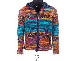 Pure Wool Damesvest Lenny WJK-2320 - Multi Blauw - XL