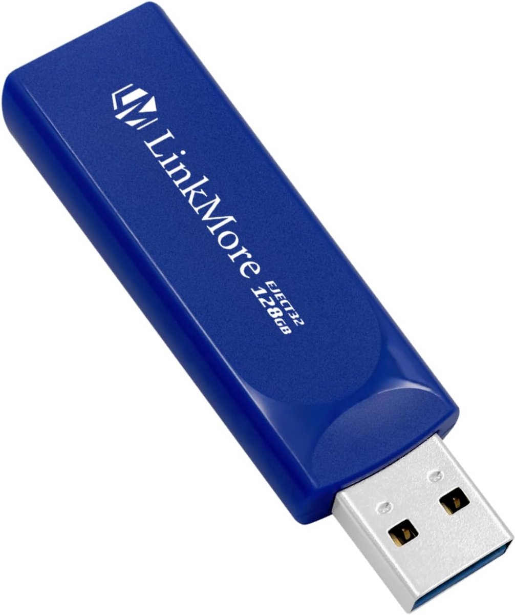 Snelle USB 3.2 Flashdrive 128 GB - Intrekbare Geheugenstick met 100 MB/s Leessnelheid