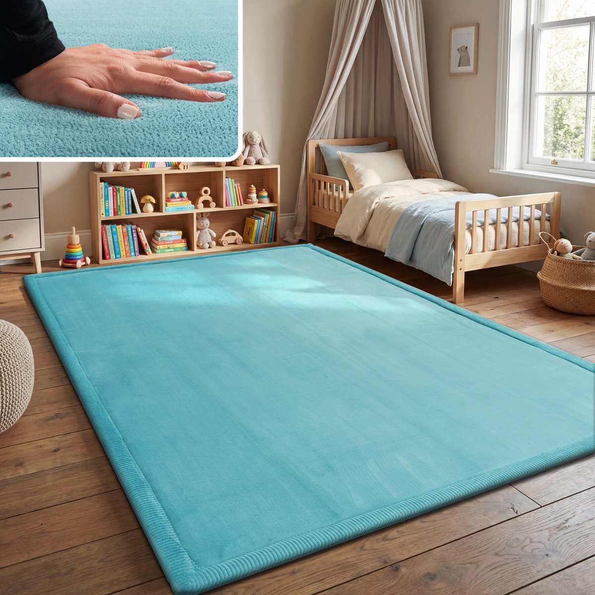 Paco Home Tapijt Voor Kinderen Vloerkleed Kinderkamer Zacht Antislip Modern 200x280 cm