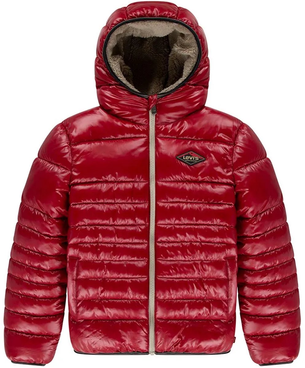 Levi´s ® Kids Sherpa Lined Doudoune 12 Years Jongens Rood
