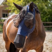 QHP - Vliegenmasker Super Bug - Neusbescherming - Navy - Maat Cob