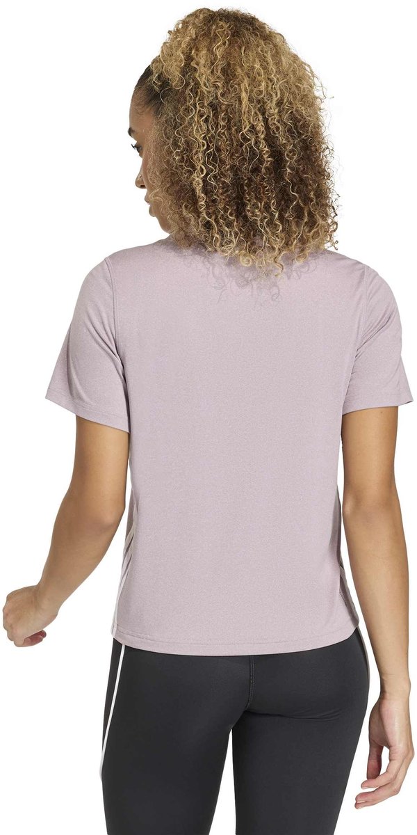 ADIDAS we 3s crew tee Training t-shirt korte mouw dames Paars