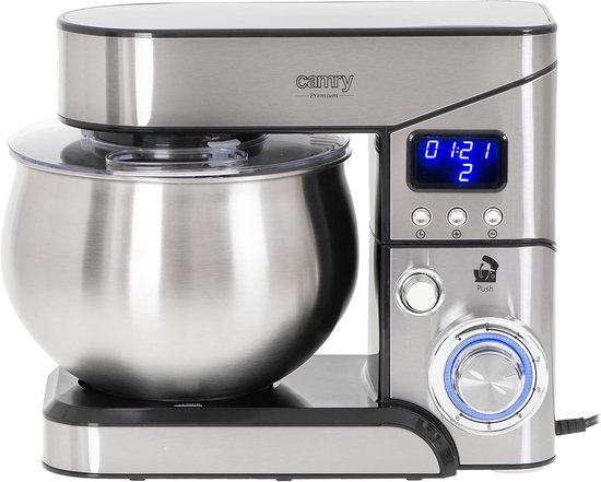 Keukenmachine - Bakmachine Mixer - Zwaar Deeg Kneden - Planetaire Beweging - 5 Liter Kom - Wit van Merkloos — afbeelding 5