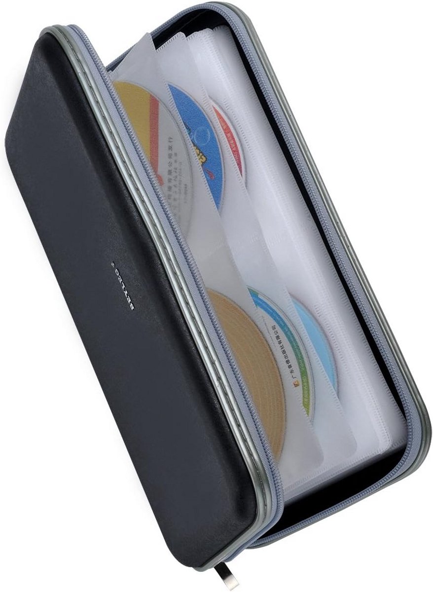 Media Opberghouder - CD DVD Map - Schijven Beschermen - Ruim 70 Stuks - 28 x 15 x 5 cm