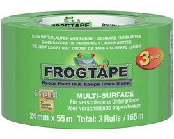 FrogTape Multi Surface 24mm - 3 stuks