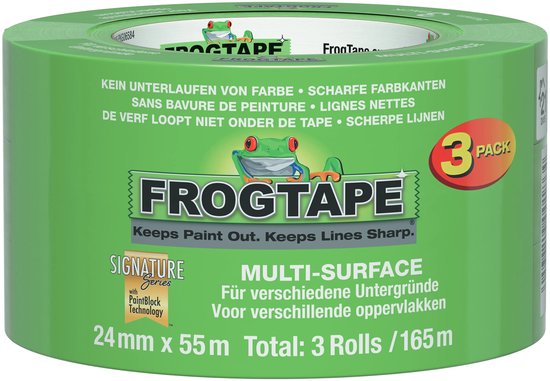 FrogTape Multi Surface 24 mm - 3 pièces