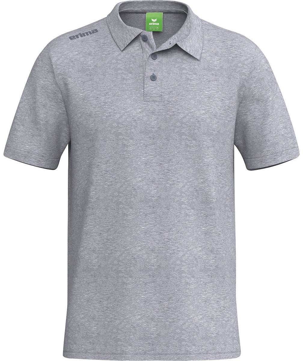 1008x1200.jpg Erima Ts Polo Heren - Grey Melange | Maat: M - Afbeelding 1