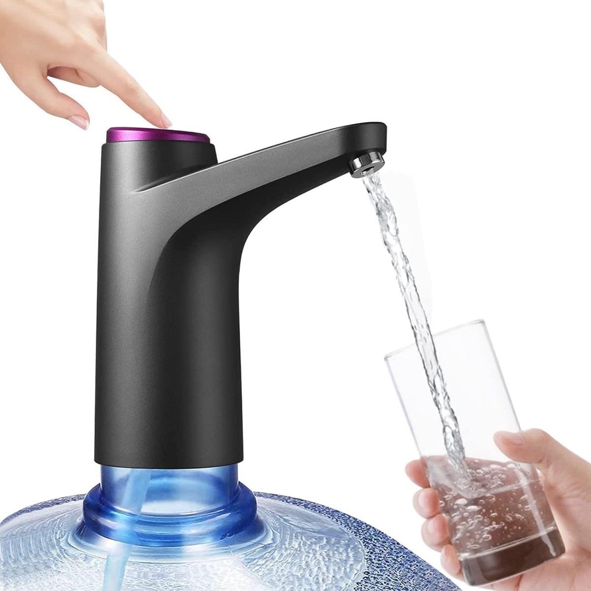 YOZHIQU Drinkwaterkoeler met 30° Schuine Uitloop - Compacte Tafelwaterdispenser met Aanraakbediening - Geschikt voor Thuis, Kantoor en Kamperen - 15x13.5cm - Kunststof