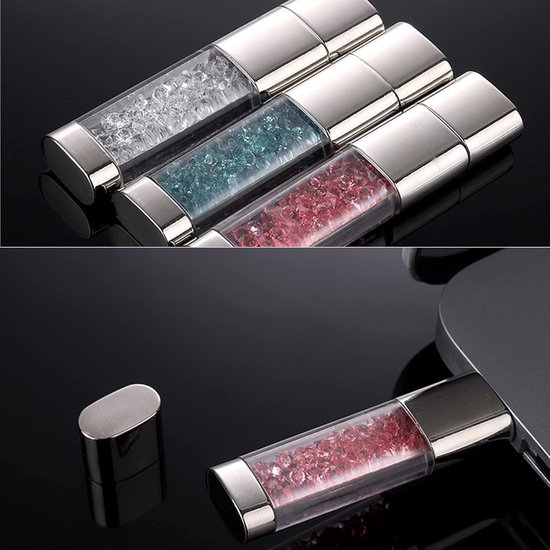 USB Flash Drive - Geheugenstick Pen Drive - Externe Opslag - Waterdicht Schokbestendig - 64GB - Geel Transparant — afbeelding 2