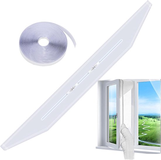 Mobiele airco raamafdichting kit verstelbaar universeel 4.5x33x4.5 cm tocht- en insectenwerend duurzaam