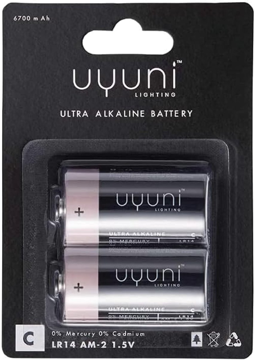 Wegwerp Batterijen - Alkaline C - Apparaten Voeden - 6700 mAh Capaciteit - 15 V