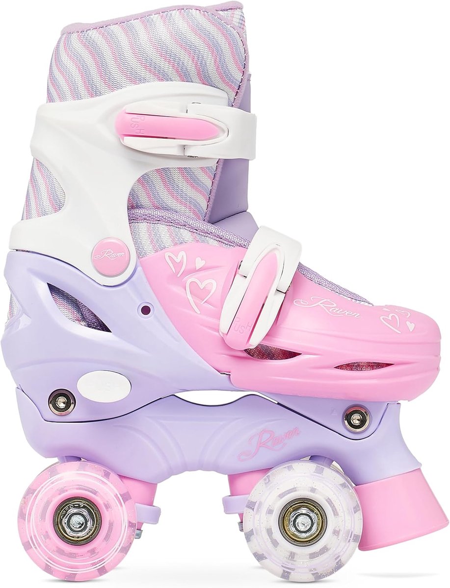 Verstelbare Rolschaatsen Quad Skates Kindersport Plezier Eenvoudige Maatverstelling Paars