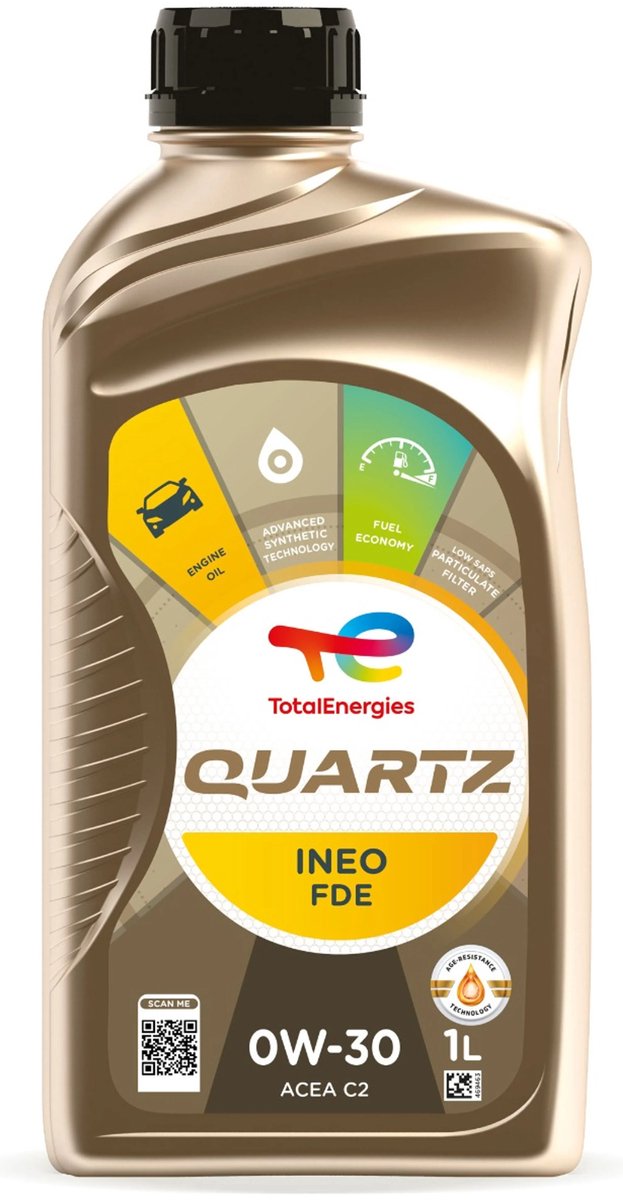 Total Quartz Ineo FDE 0w30 motorolie 1 liter