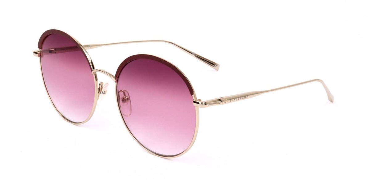 Longchamp LO131S Gold/wine 56/17/140 WOMAN Zonnebrillen
