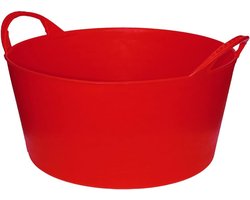 Flexibele Kuip - Tuin Bak - Afval Verzamelen - Twee Handvatten - 14 Liter - Rood