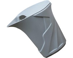 Koffiezetapparaat - Espressomachine Mokka - Draagbaar Koken - Handmatige Zuiger - 15.5x15.5x9cm - Grijs