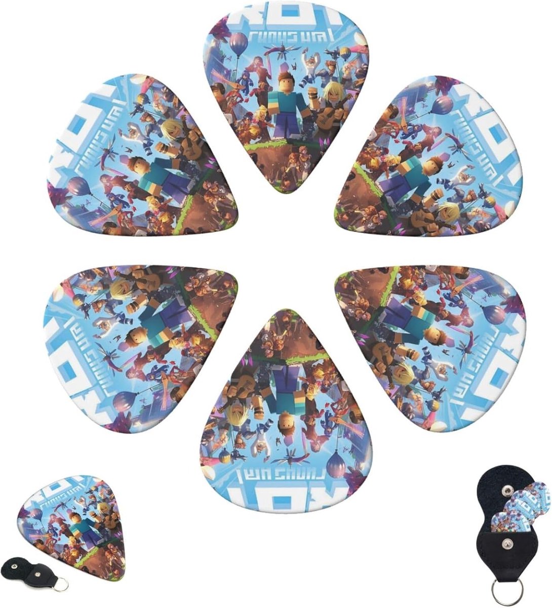 Gitaar Plectrums - Picks Set - Muziek Spelen - Drie Dikte Variaties - 6 Stuks