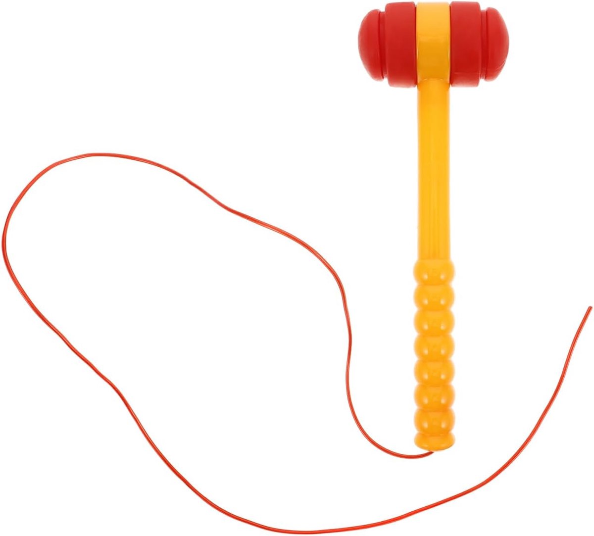 Speelgoed Hamer - Mollenslag Hamer - Interactief Spel - Antislip Handgreep - 25 cm Lengte - Geel