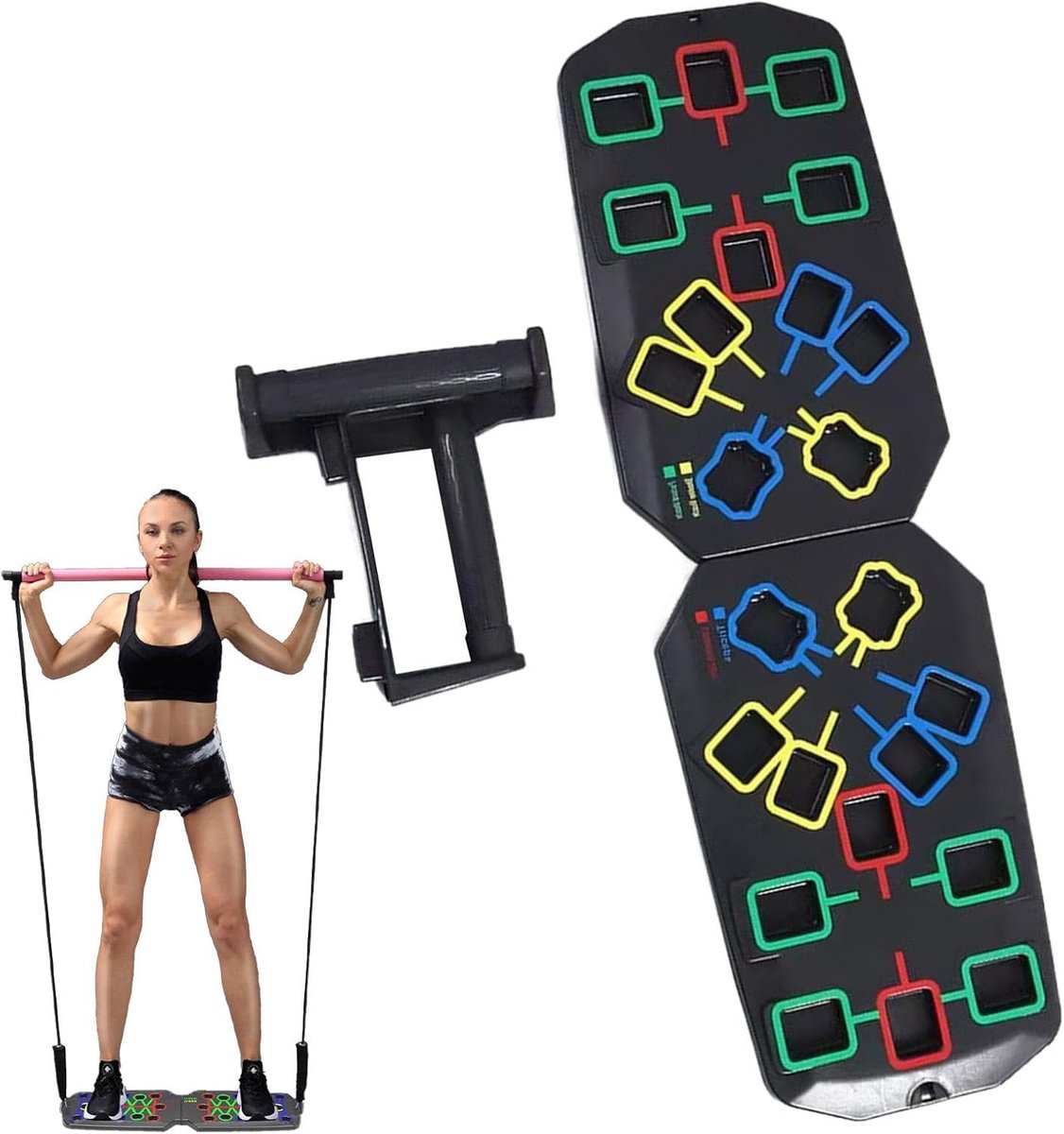 Fitness Pushup Board - Kracht Training - Thuistrainingen - Opvouwbaar Ontwerp - 33x21x10 cm