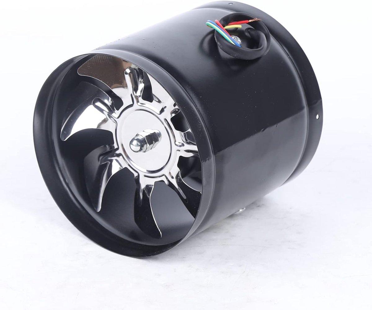 Axiale Buisventilator - Afzuigventilator Kanalen - Ventilatie Luchtstroom - Stille Werking