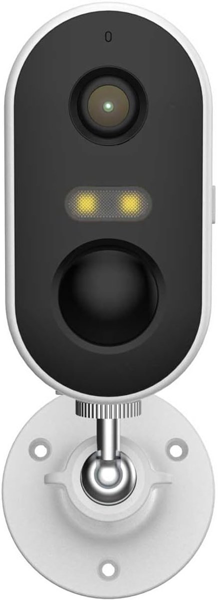 Draadloze Camera - IP Beveiliging - Buiten Bewaking - AI Personenherkenning - 3 Megapixel - Wit