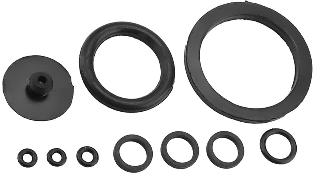 Afdichtingsringen - O-ringen - Drukspuit Reparatie - Set van 10 stuks - 3L 5L 8L - Zwart