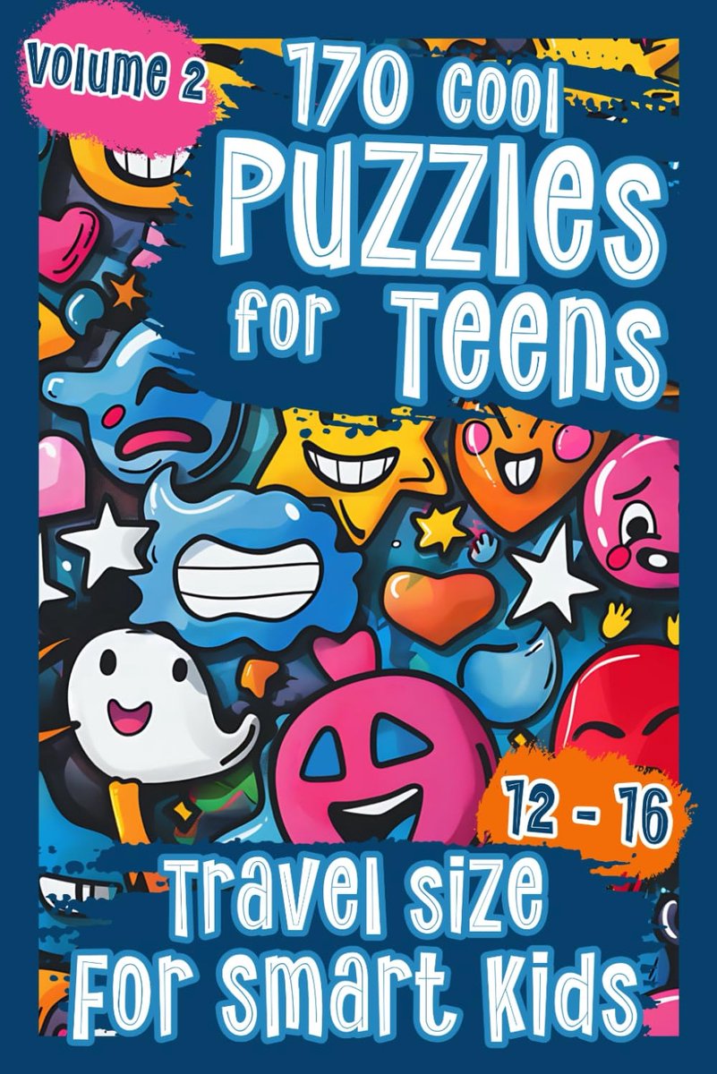 Puzzelboek Tieners - Hersenkrakers Spelletjes - Reizen en Ontspanning - 170 Diverse Puzzels - Compact Formaat