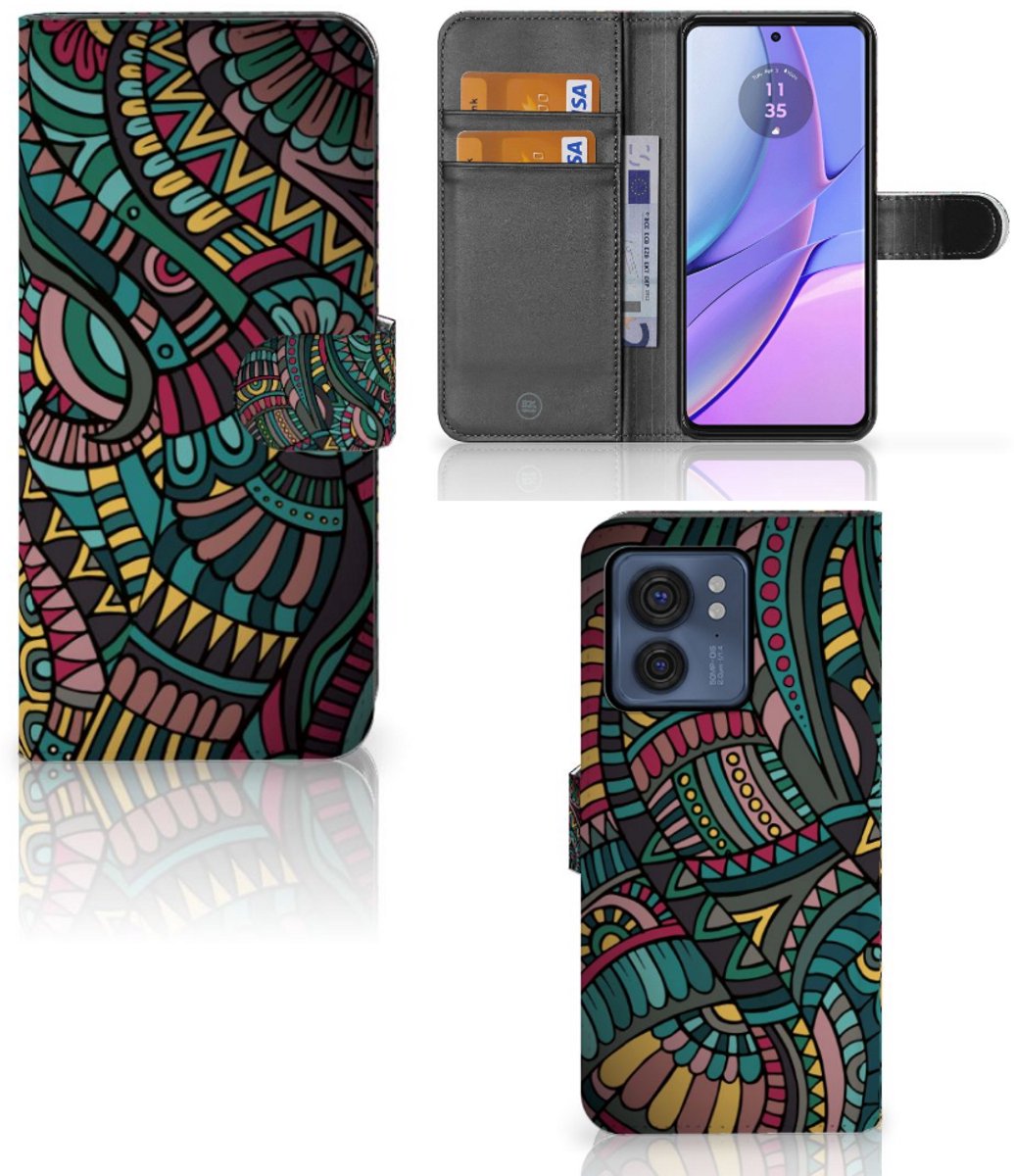 Motorola Edge 40 Telefoon Hoesje Aztec