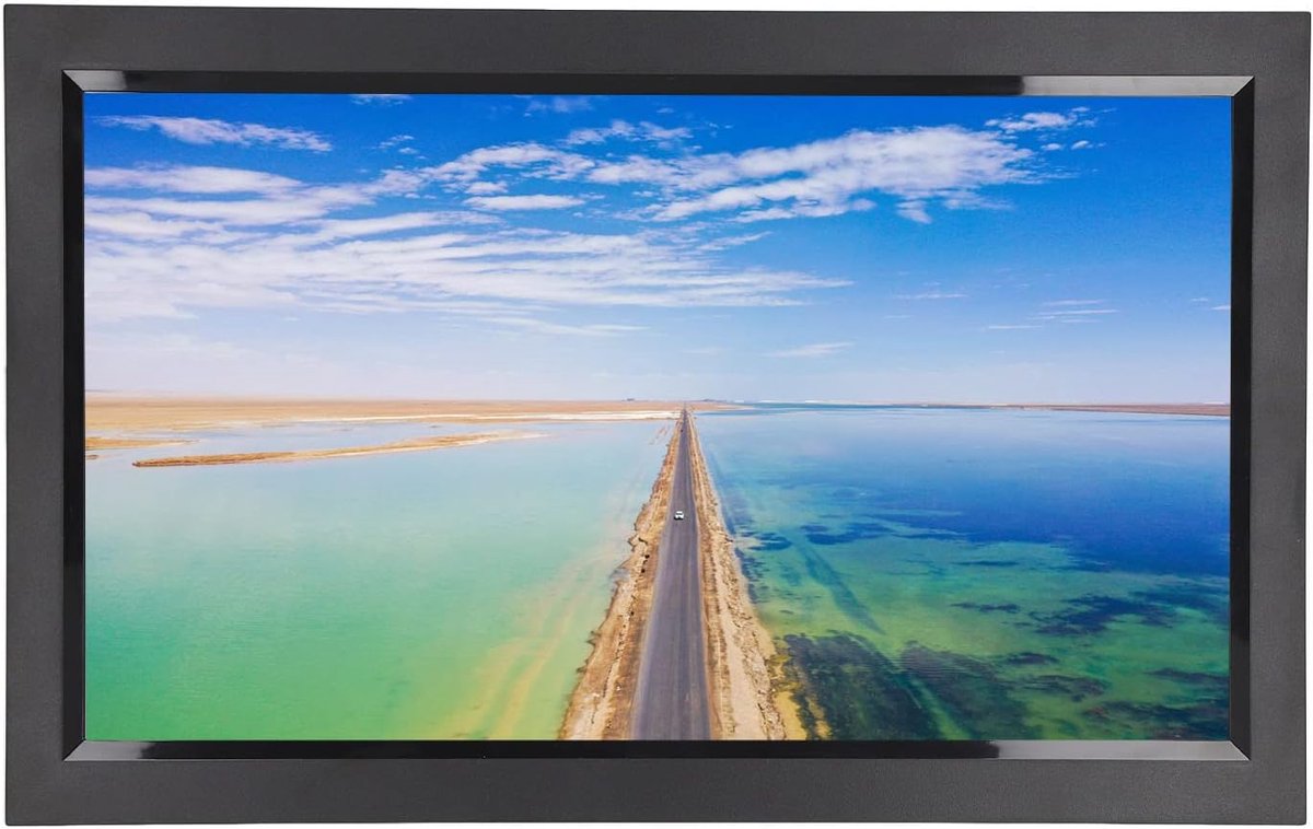 Digitale Fotolijst - Smart WiFi Frame - Foto's Delen - Automatische Rotatie - 156 Inch - Zwart