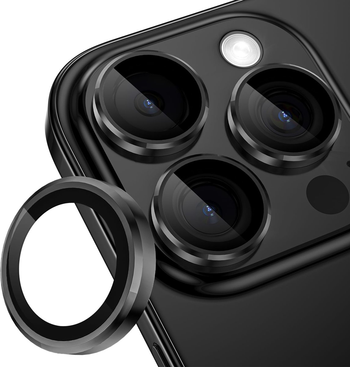 Kamera Lens Bescherming - 9H Hardheid - Compatibel met iPhone 16 Pro/Pro Max