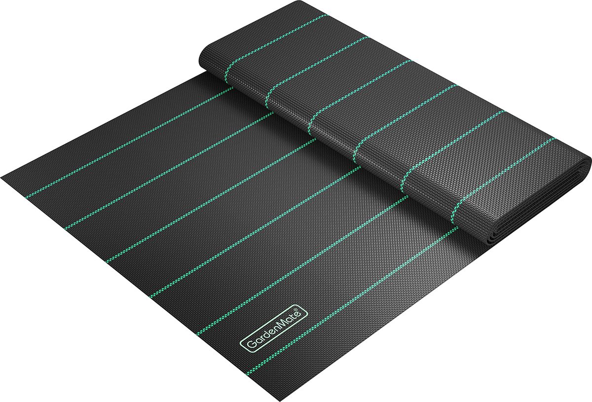 Onkruiddoek - Waterdoorlatend en UV-bestendig - 2m x 15m, 100g/m²