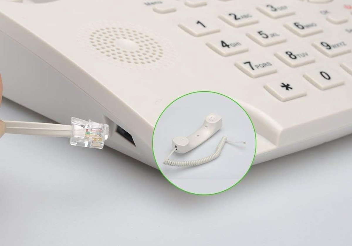 Draadloze Quadband GSM Desktop Telefoon met Handsfree en Groot LCD Scherm