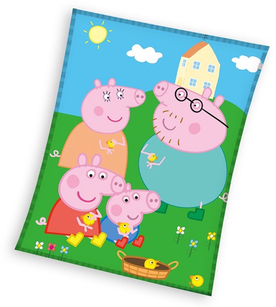 Fleece plaid Peppa Pig 150 x 200 cm
