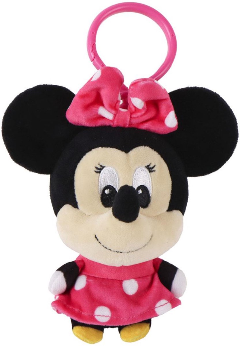 Plush Bag Clip Minnie Mouse