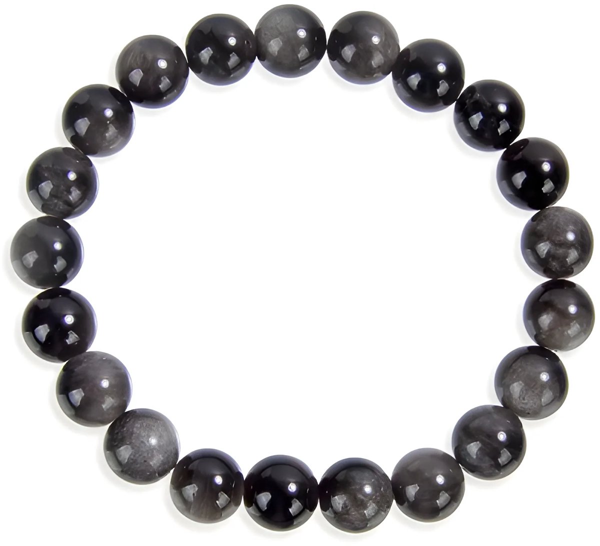 Obsidiaan Armband 8 mm