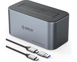 Aluminium Harde Schijf Docking Station USB 3.2 Gen 2 voor 2.5"/3.5" SSD/HDD tot 18TB