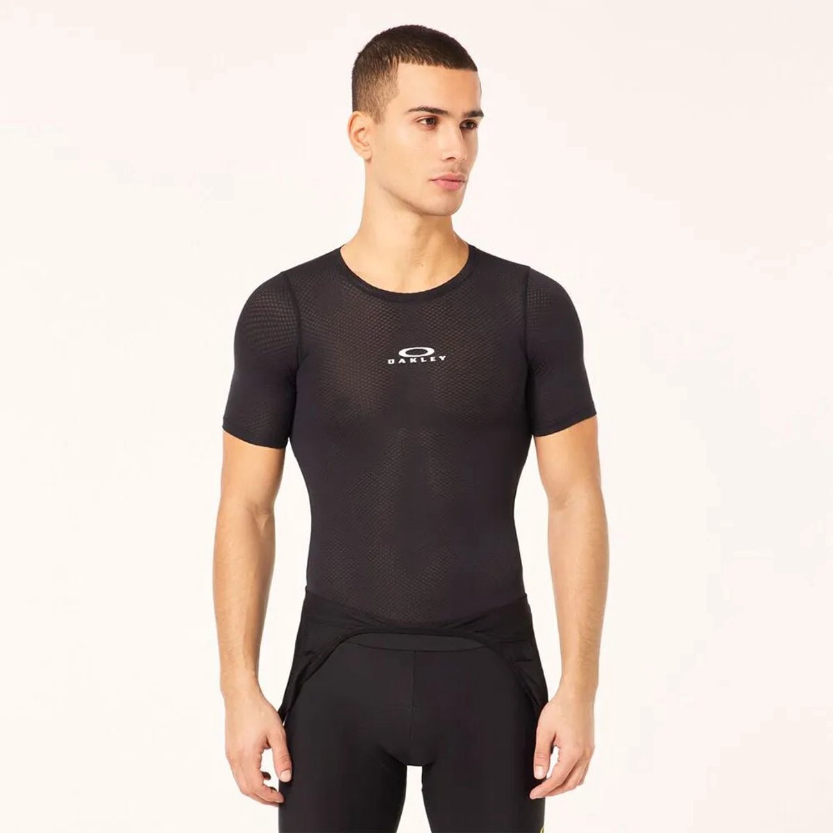 Oakley Apparel Endurance Base Layer Korte Mouw Wielertrui Zwart XL Man