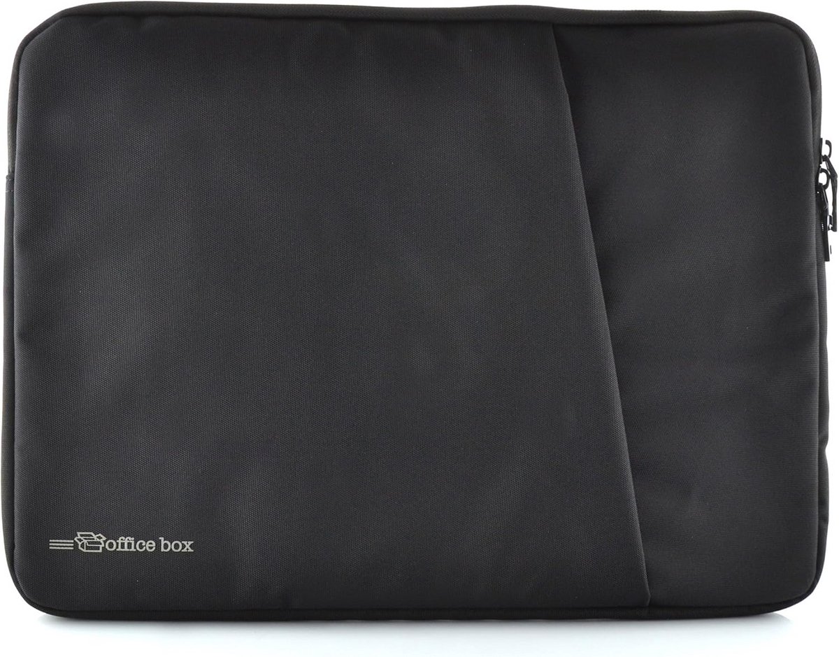 Beschermhoes Laptop 15 Inch met Rits en Voorvak - Slanke Neopreen Sleeve