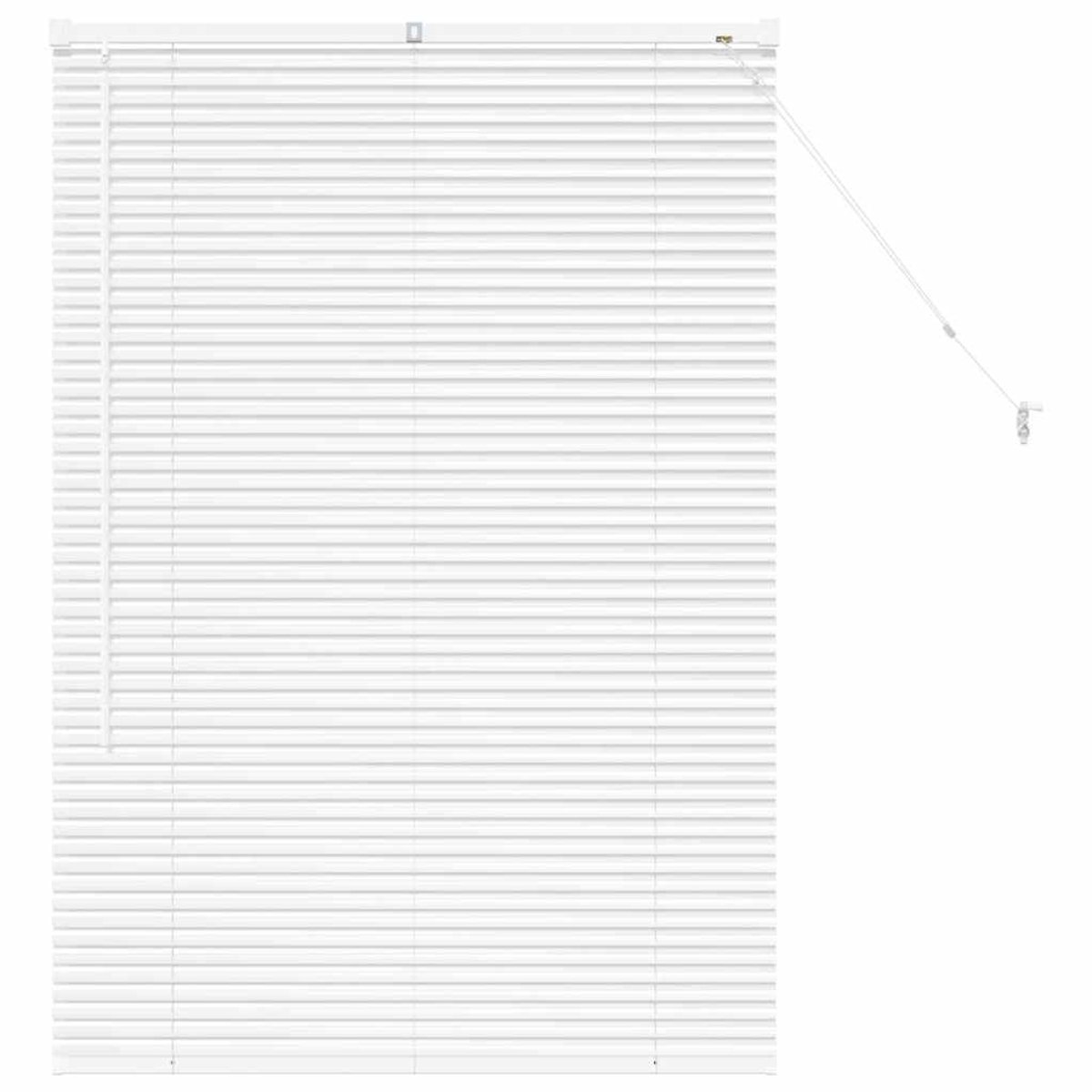 vidaXL - Venetiaanse - jaloezie - Wit - 130 - x - 95 - cm - 25 - mm - Aluminium