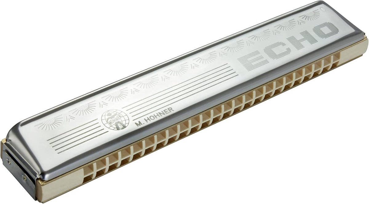 Diatonische Tremolo Mondharmonica met 48 Stemmen in C
