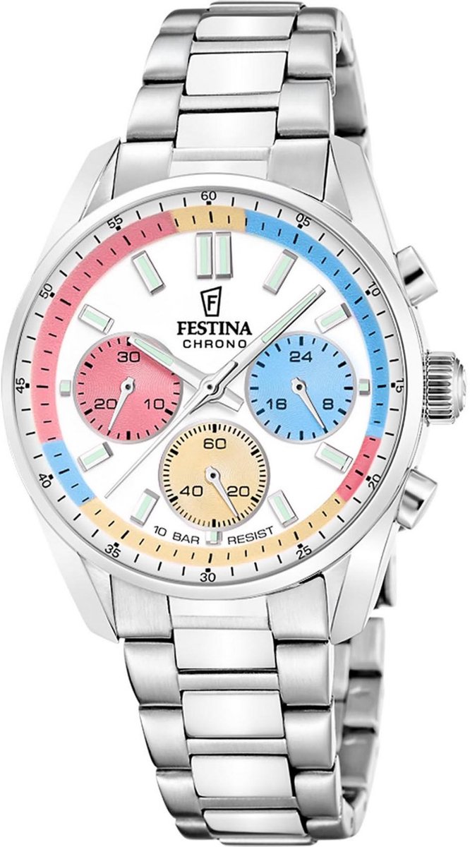 Festina - F20753-6 - Polshorloge - Chronograaf - Unisex