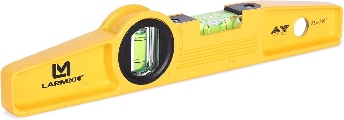 Waterpas Torpedo Magnetisch 25 cm Aluminium Robuust
